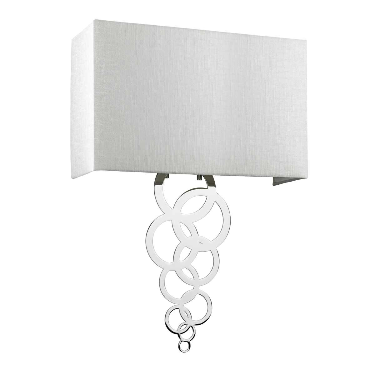 Rosa Large 2 Light Wall Light - Polished Chrome - Comet Lighting