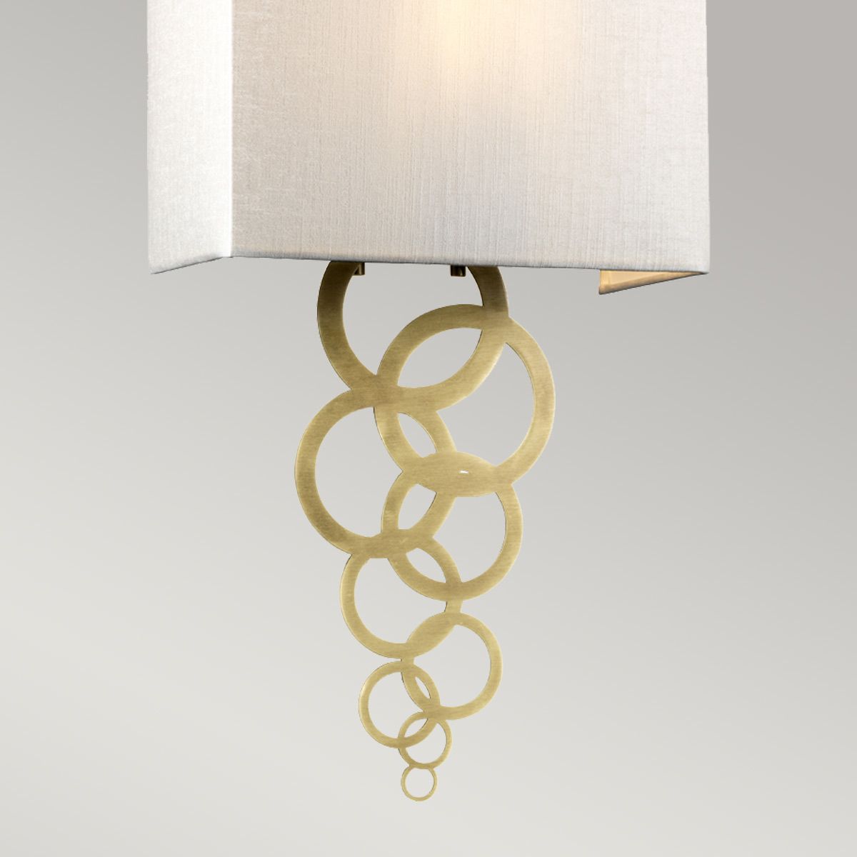 Rosa Medium 1 Light Wall Light - Aged Brass - Comet Lighting