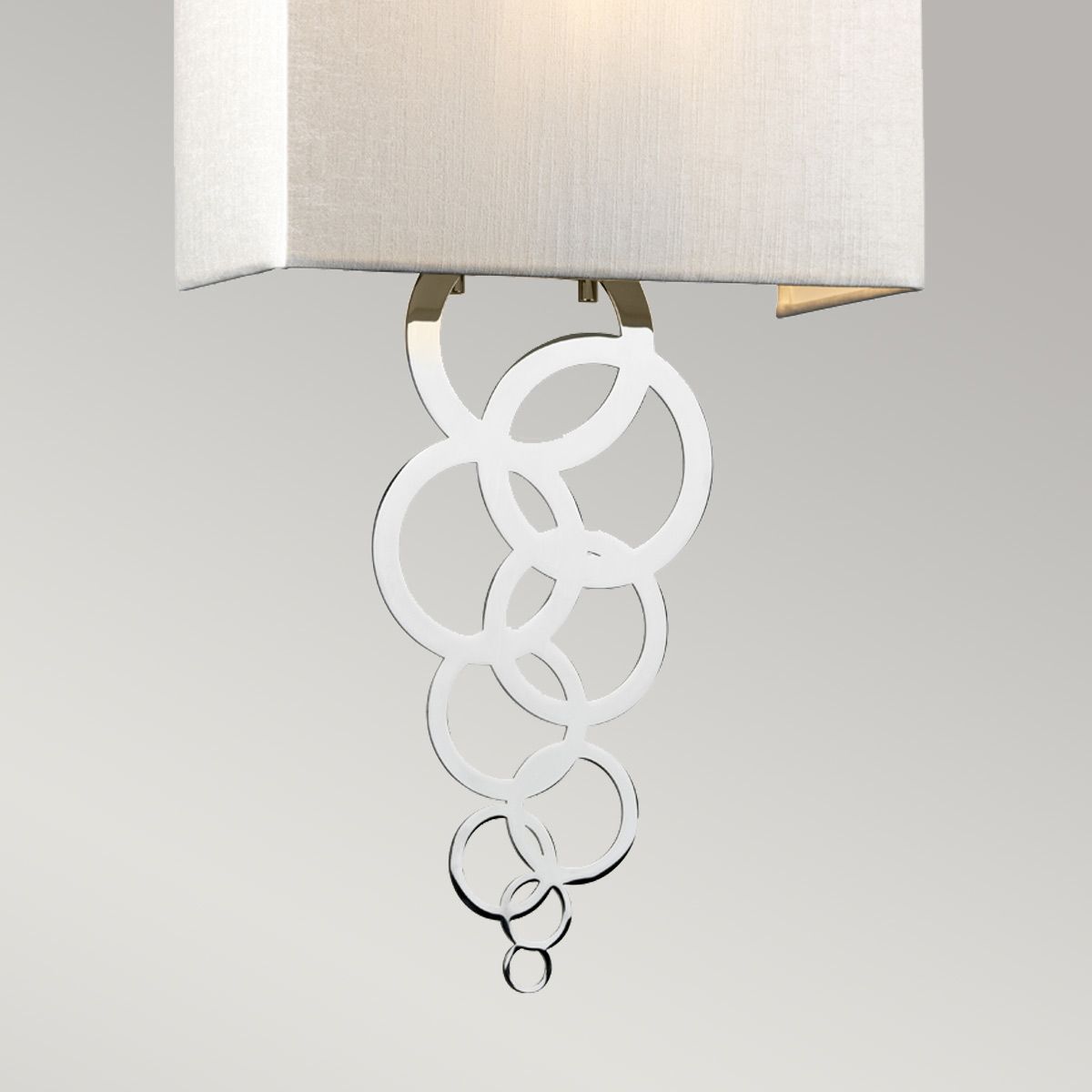 Rosa Medium 1 Light Wall Light - Polished Chrome - Comet Lighting