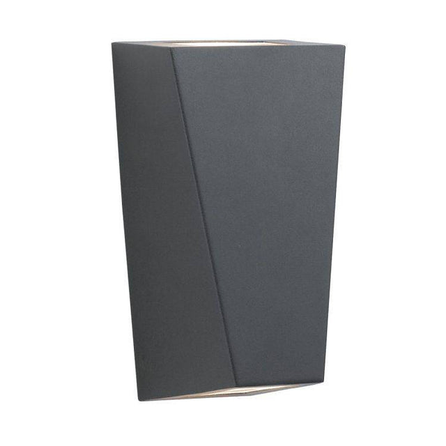 Searchlight Black 2 Light Outdoor Light Glass - Comet Lighting