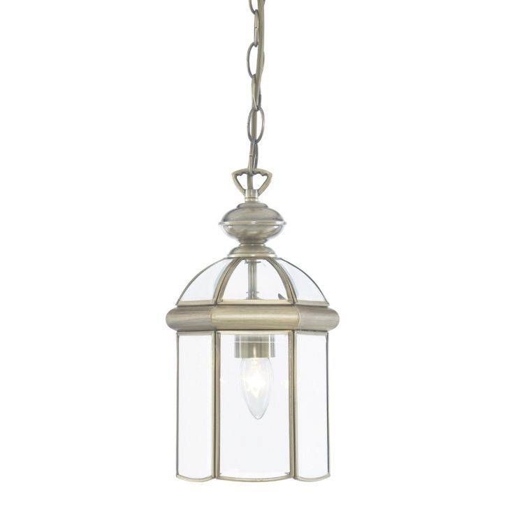 Searchlight Brass Domed Lantern Glass Shade - Comet Lighting