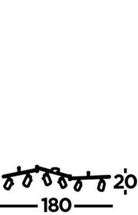 Searchlight Samson 6Lt Split Bar Bathroom Spotlight- Black Metal| IP44 - Comet Lighting