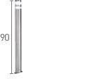 Searchlight Silver 24 Outdoor Post Light Diffuser 900 - Comet Lighting