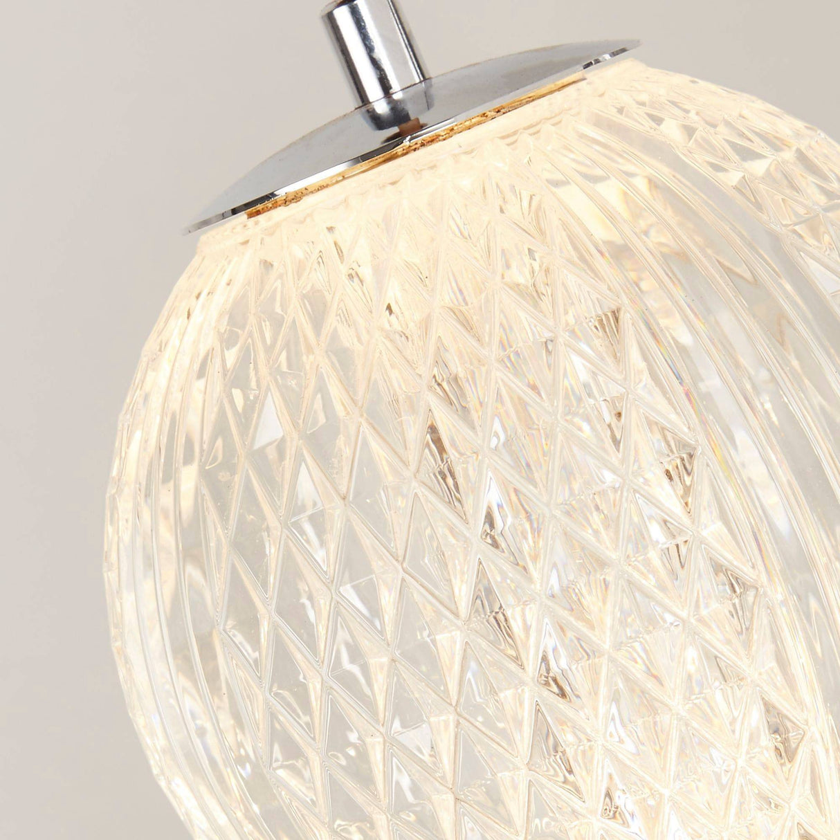 Allure Wall Light - Chrome Metal & Clear Acrylic - Comet Lighting