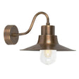 Sheldon Outdoor Wall Lantern Brass - Comet Lighting
