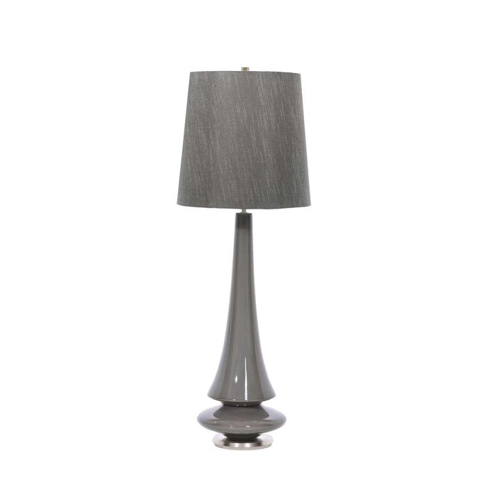 Spin 1 Light Table Lamp - Grey - Comet Lighting
