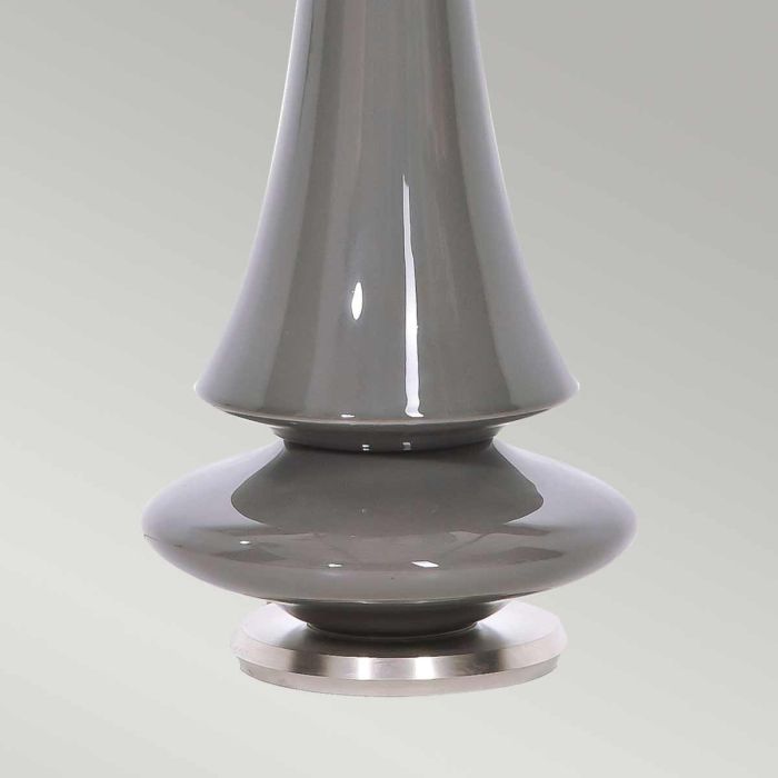 Spin 1 Light Table Lamp - Grey - Comet Lighting