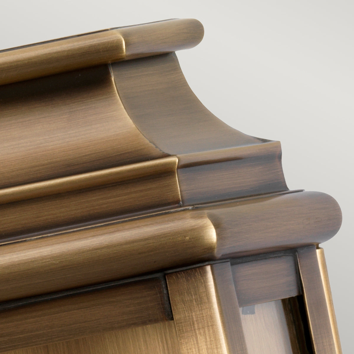 St Martins Outdoor Wall Lantern Brass - Comet Lighting