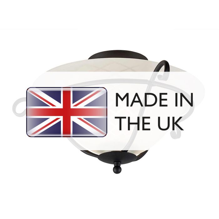 Torchiere 1 Light Flush Light - Comet Lighting