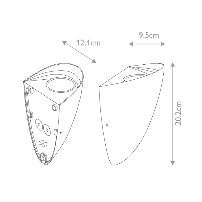 VendelaLED Wall Light - Comet Lighting