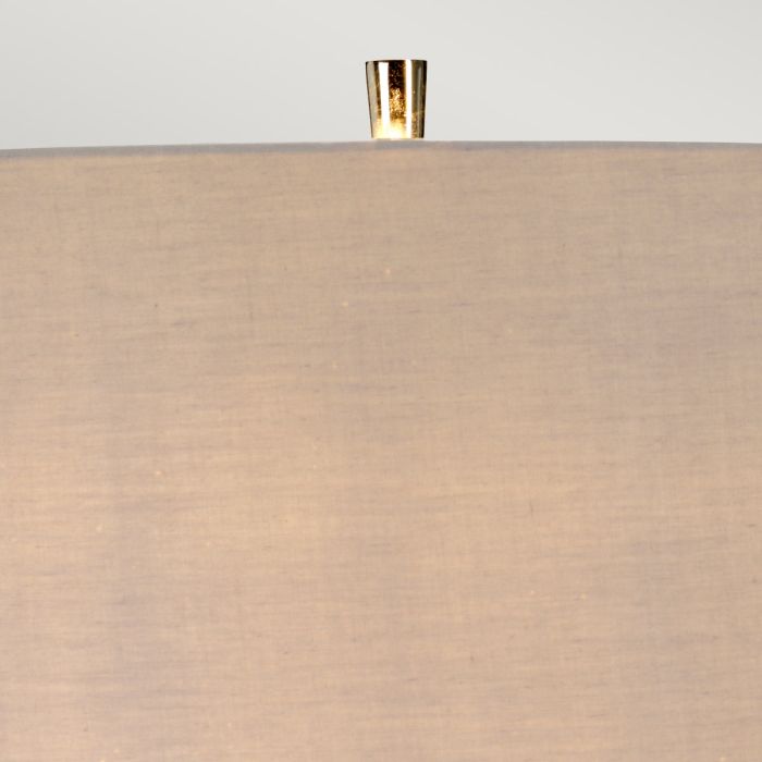 Vicenza Table Lamp - White Polished Nickel - Comet Lighting