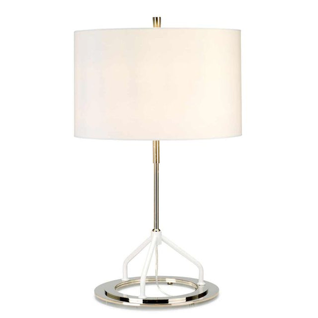 Vicenza Table Lamp - Dark Grey Polished Nickel - Comet Lighting