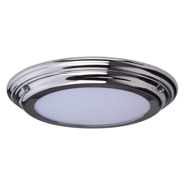 Welland 1 Light Flush Light - Polished Chrome - Comet Lighting