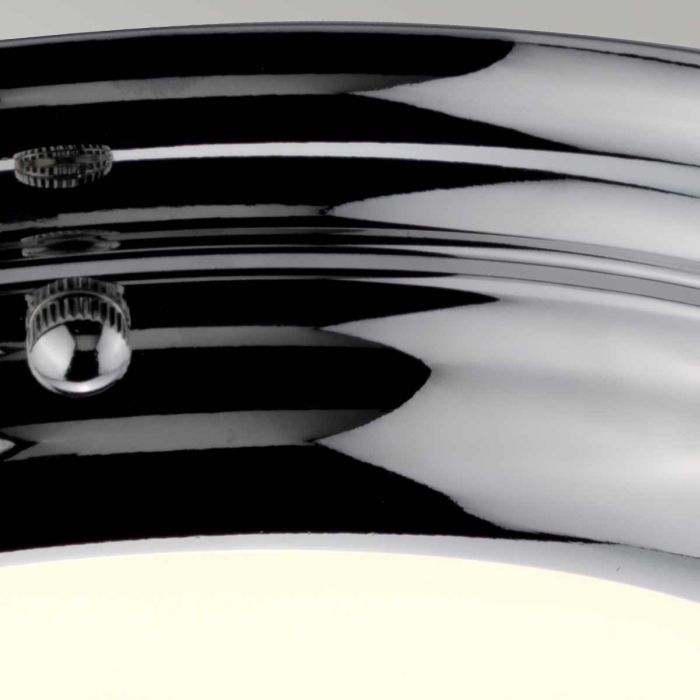 Welland 1 Light Mini LED Flush Light - Polished Chrome - Comet Lighting