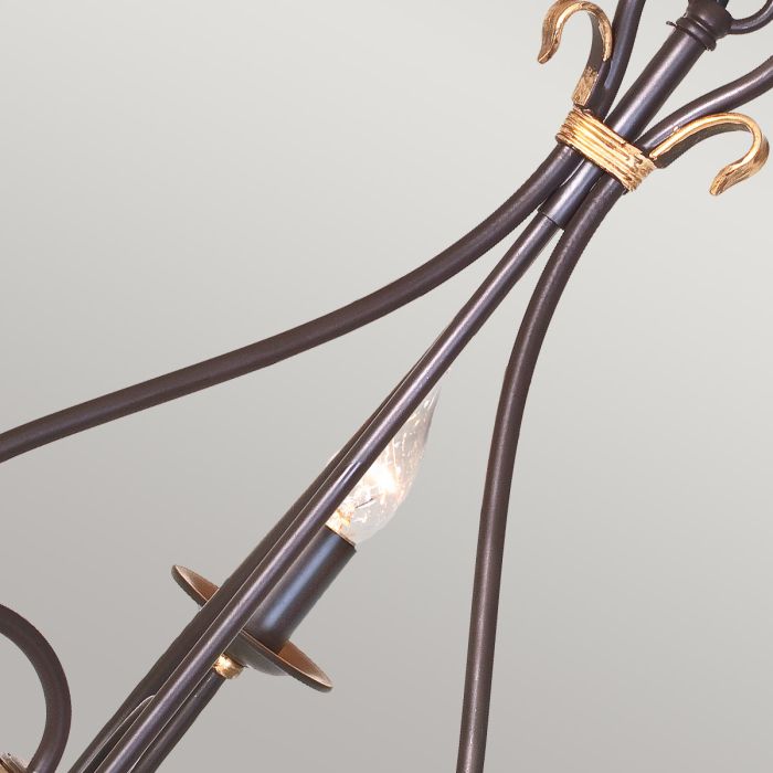 Windermere 3 Light Chandelier - Comet Lighting