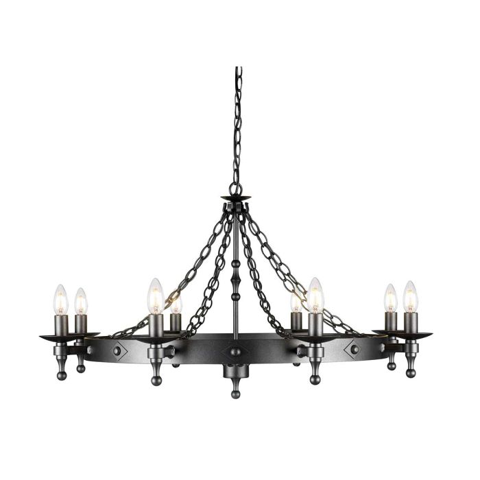 Warwick 8 Light Chandelier - Comet Lighting