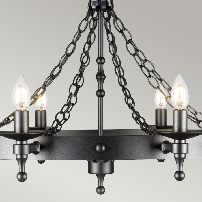 Warwick 8 Light Chandelier - Comet Lighting