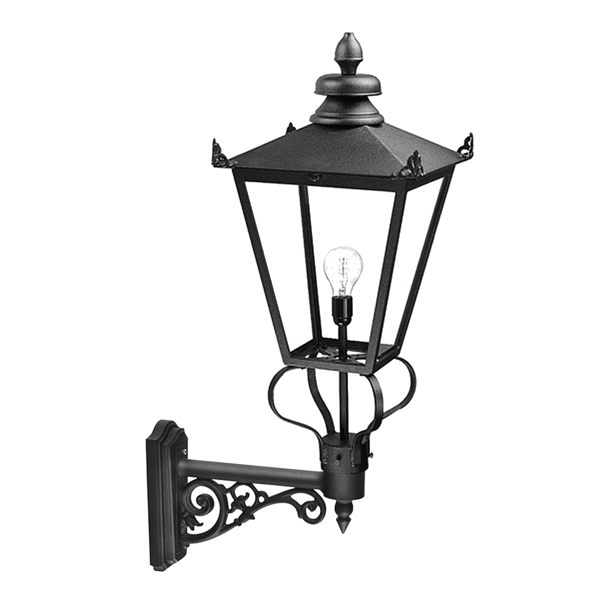 Wilmslow Outdoor Wall Lantern Black - Comet Lighting