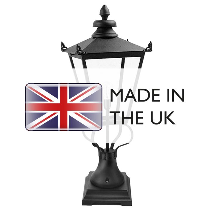 Wilmslow 1 Light Pedestal Lantern - Comet Lighting