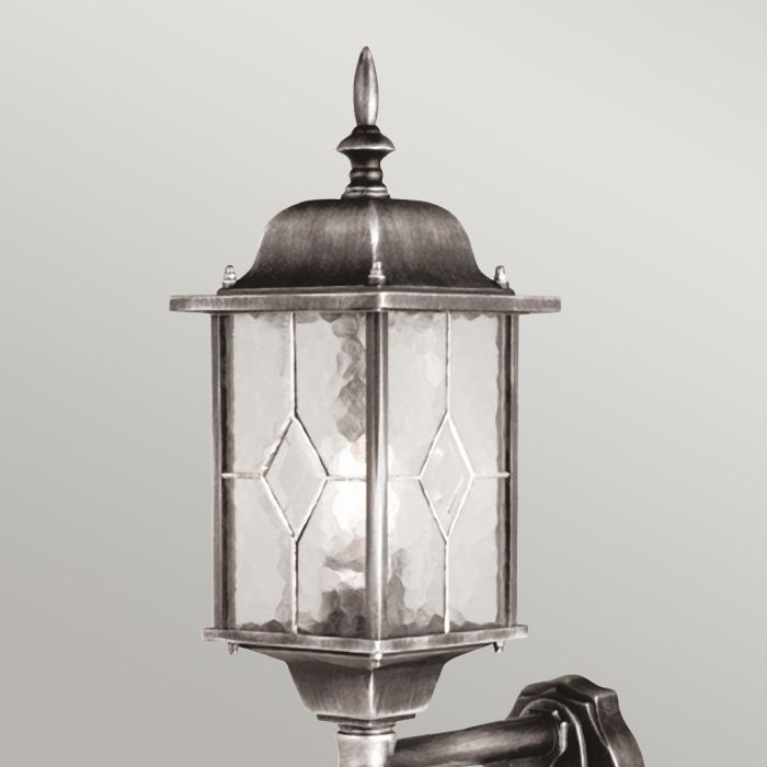 Wexford 1 Light Up Wall Lantern With PIR - Comet Lighting