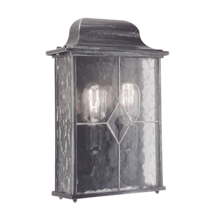 Wexford 2 Light Half Lantern - Comet Lighting