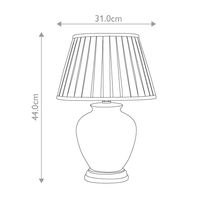 Yellow Flowers 1 Light Table Lamp - Comet Lighting