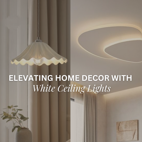Elevating Home Decor with Chic and Minimalist White Ceiling Lights