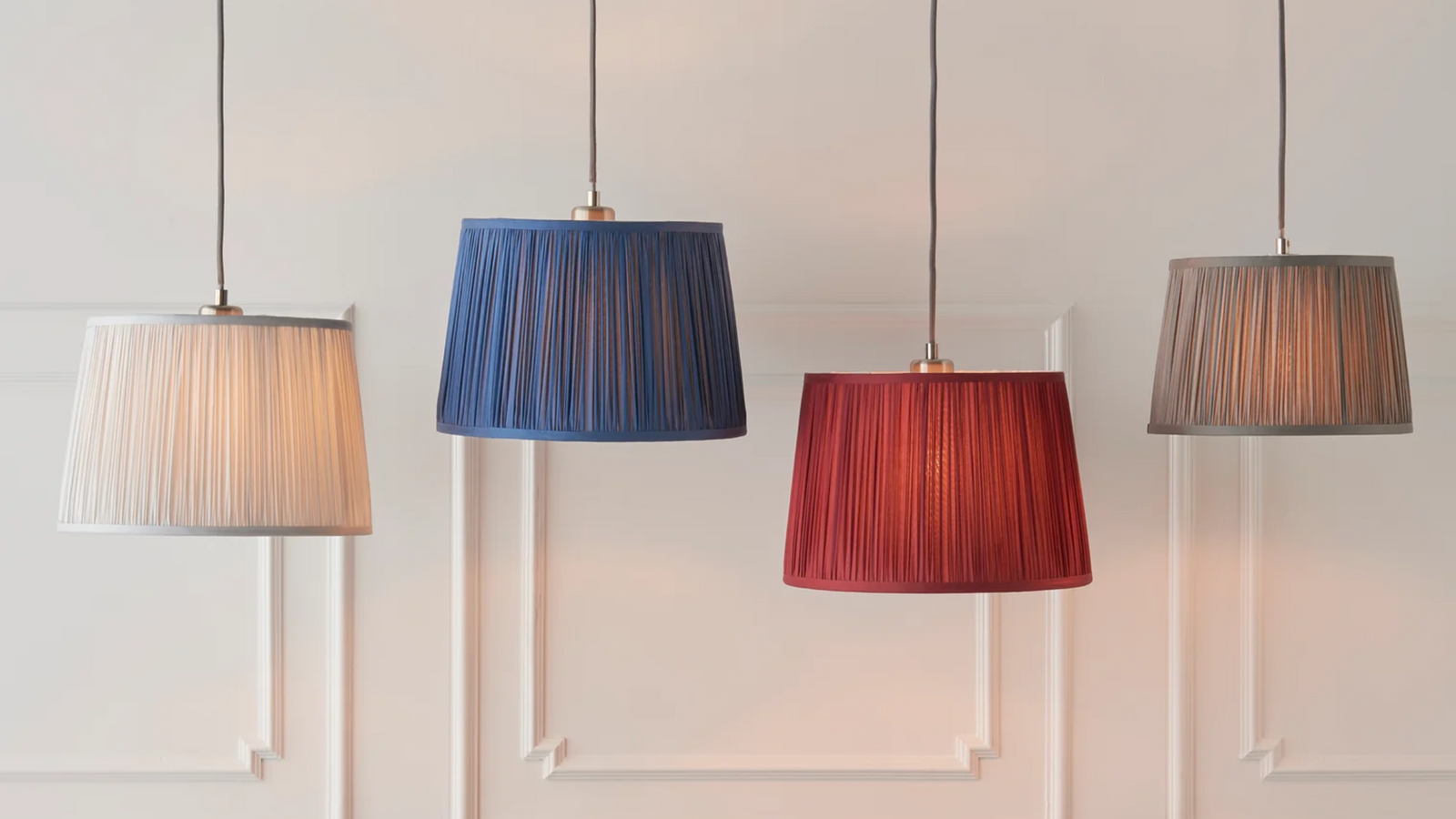 Vibrant Fabric Shades: Bringing Colour to Pendant Lighting - Comet Lighting