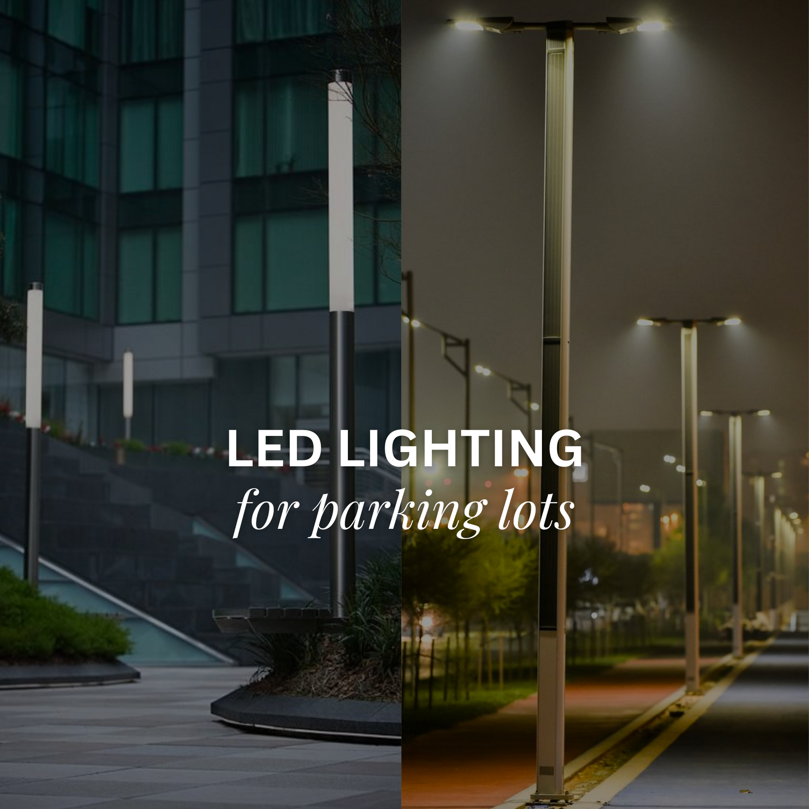 led lighting, parking lot lights