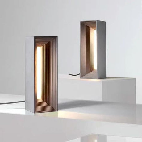 Concrete Table Lamps - Comet Lighting
