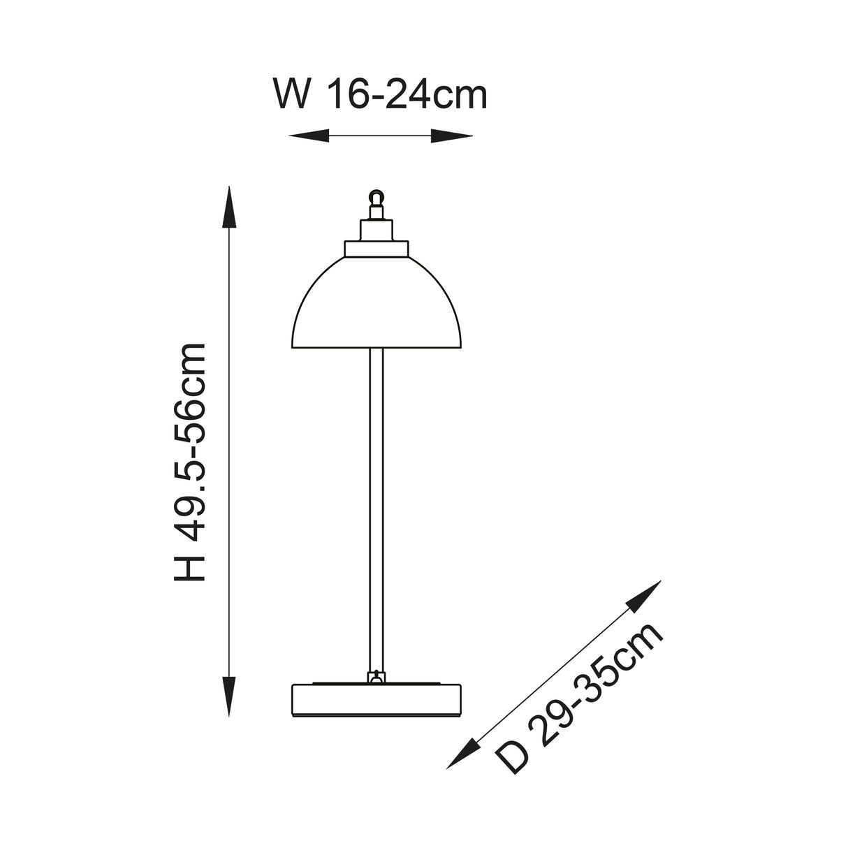 Caspa Task Table Lamp Bright Nickel - Comet Lighting