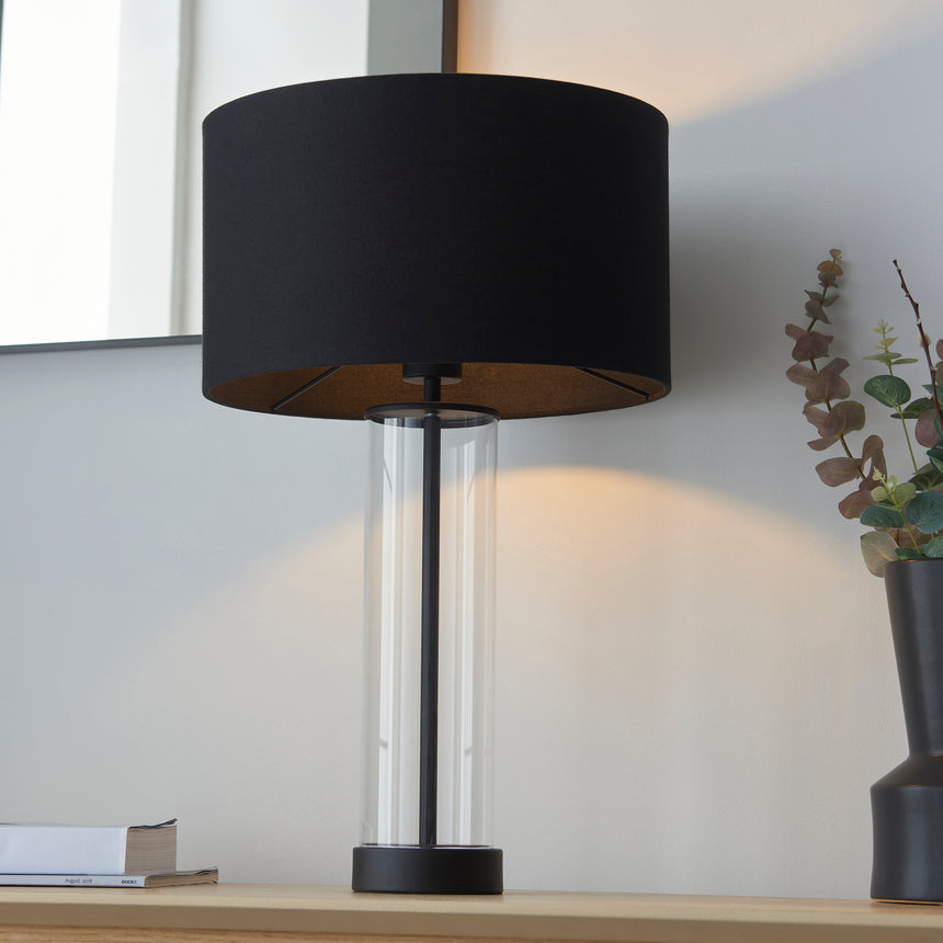 Lessina Touch Table Lamp Matt Black