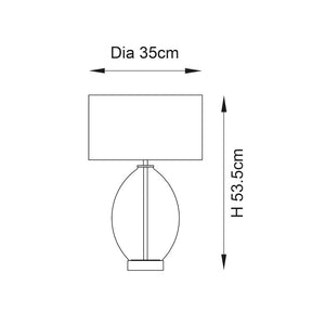 Elin Dimple Touch Table