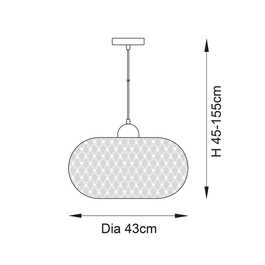 Bali Pendant Ceiling Light A