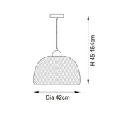 Bali Pendant Ceiling Light B - Comet Lighting