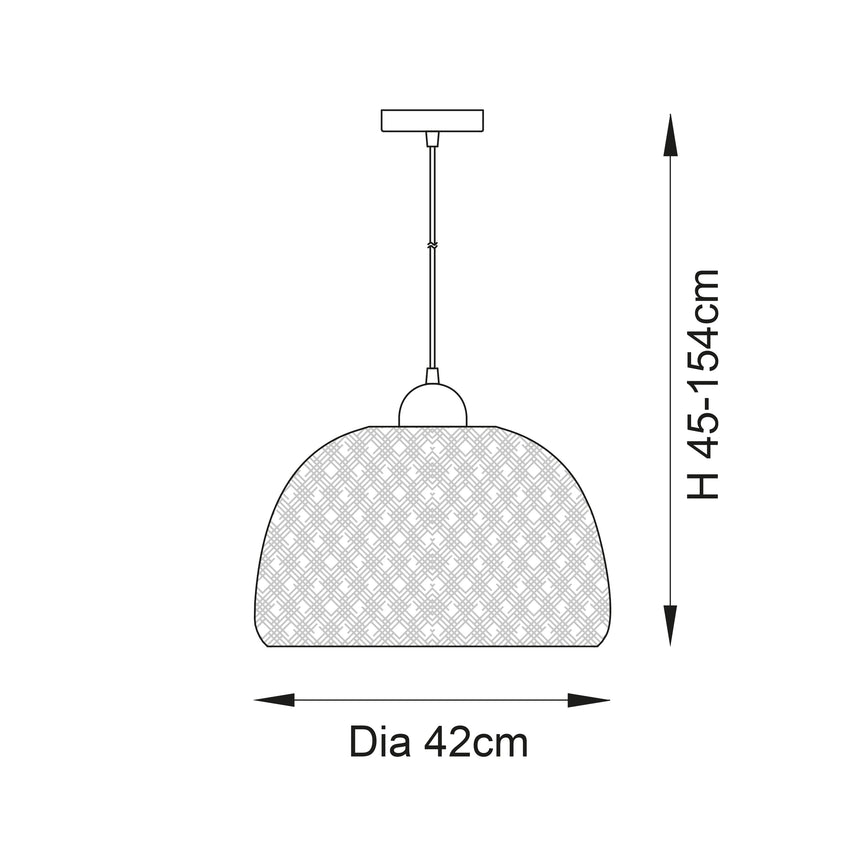 Bali Pendant Ceiling Light B