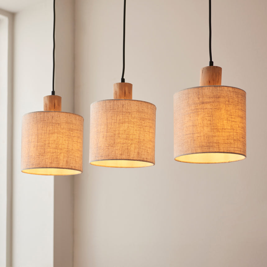 Durban 3Lt Pendant Ceiling Light