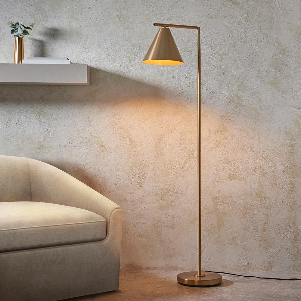 Cape Task Floor Warm antique brass plate