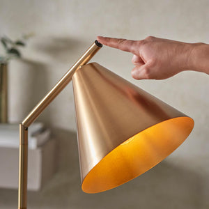 Cape Task Floor Warm antique brass plate