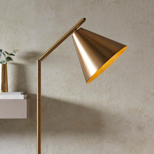 Cape Task Floor Warm antique brass plate
