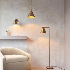Cape Task Floor Warm antique brass plate