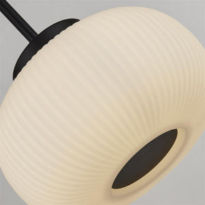 Ayles 3Lt Light Bar Pendant Black - Comet Lighting