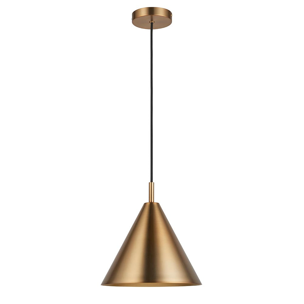 Cape Pendant Warm antique brass plate