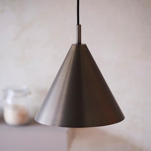 Cape Pendant Brushed antique bronze plate