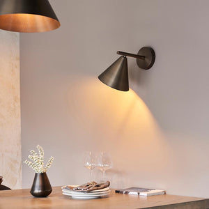 Cape Wall Brushed antique bronze plate