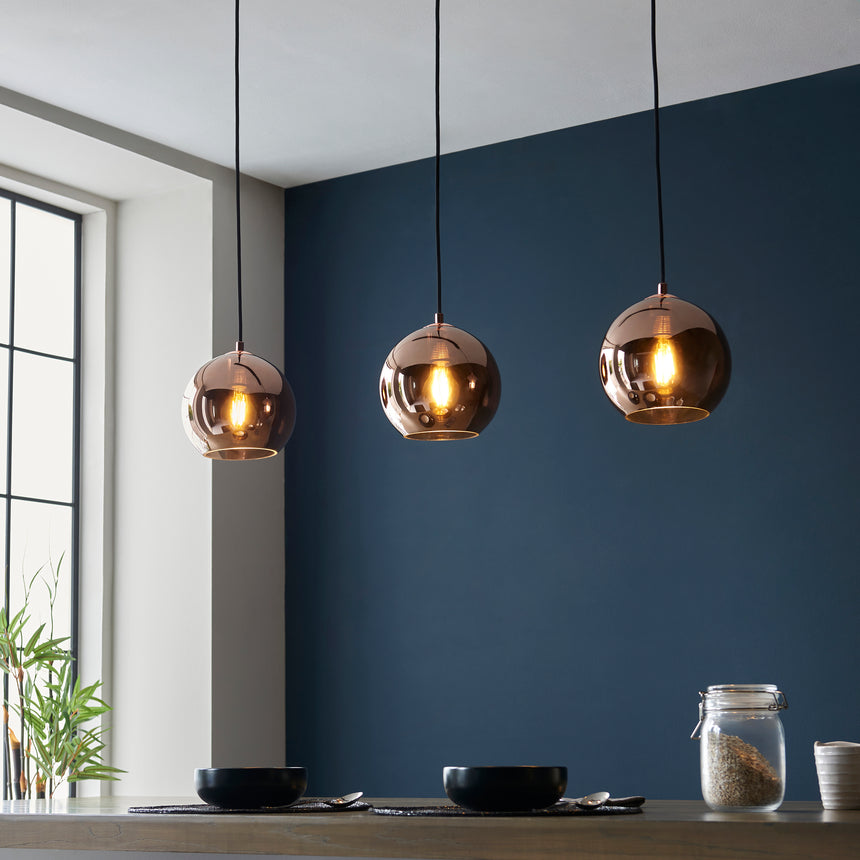 Boli 3lt Linear Pendant Matt Black