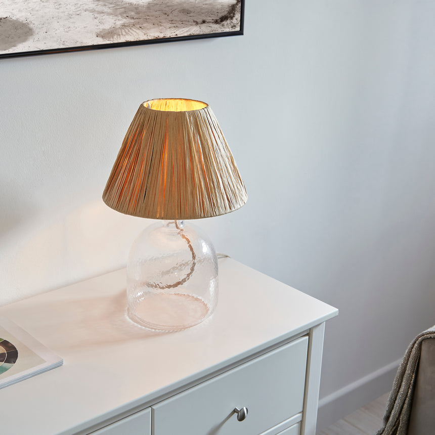 Lyra Raffia Table Lamp