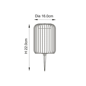 Dusk Solar Floor Spike Light w/ Sensor - Comet Lighting