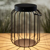 Tropic Solar Table Lamp Matt Black - Comet Lighting