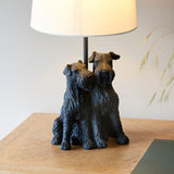 Westie Table Lamp Matt Black - Comet Lighting